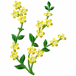 Flowers And Tree Embroidery Design 11 Flowers And Tree Embroidery Design 11